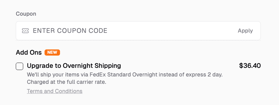 upgrade overnight